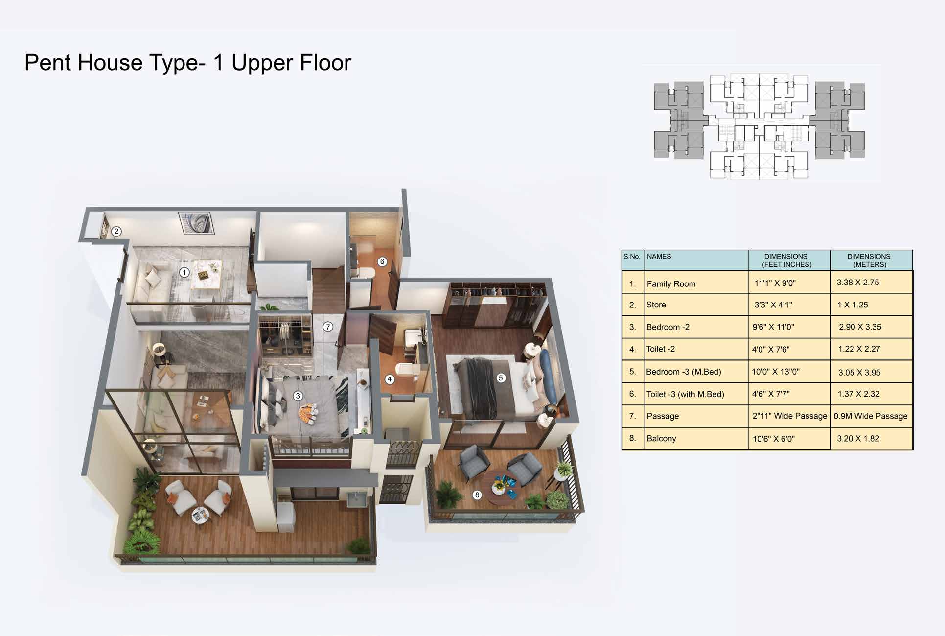 joyville skyluxe hadapsar duplex and penthouses